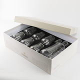 Mirral- Jug with 6 Short glass cups - Silver
