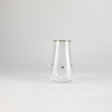 Nourhan - Jug with 6 Tall glass cups - Silver