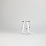 Nourhan - Jug with 6 Short glass cups - Silver