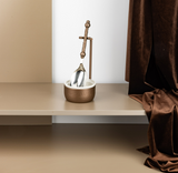 Nourhan - Luxury Chafer Spoon & Holder Set - Bronze & Silver