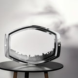 Atheer - Serving Tray - White & Silver