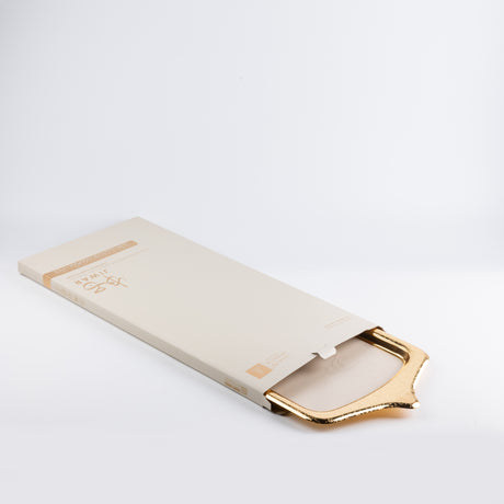 Jiwar - Serving Tray - Beige & Gold