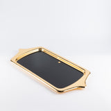 Jiwar - Serving Tray - Black & Gold