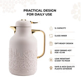 Jiwar - Vacuum Flask / Thermos - Lavender & Gold