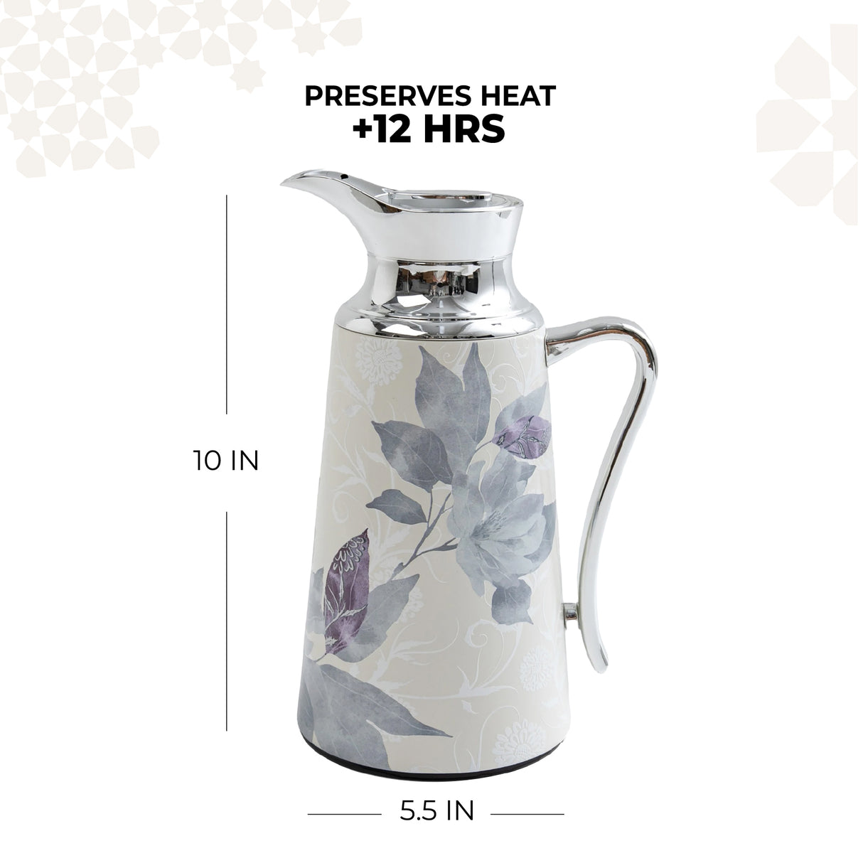 Marisella - Vacuum Flask / Thermos - Grey & Silver