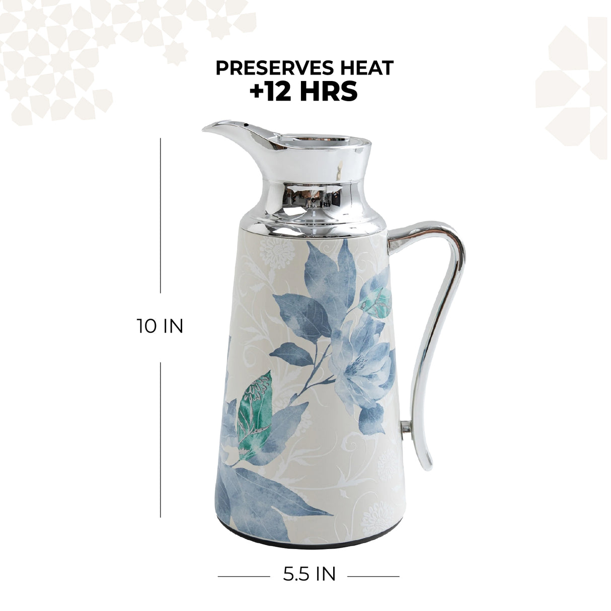 Marisella - Vacuum Flask / Thermos - Blue & Silver