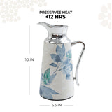 Marisella - Vacuum Flask / Thermos - Blue & Silver