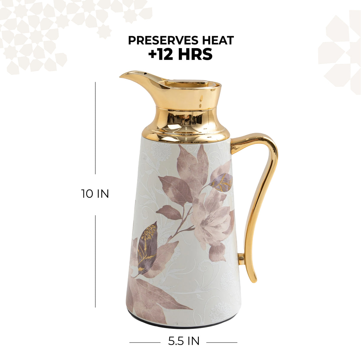 Marisella - Vacuum Flask / Thermos - Pink & Gold
