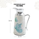 Veloura - Vacuum Flask / Thermos - Blue & Silver