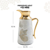 Veloura - Vacuum Flask / Thermos - Brown & Gold