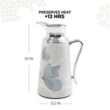 Veloura - Vacuum Flask / Thermos - Grey & Silver