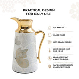 Veloura - Vacuum Flask / Thermos - Brown & Gold
