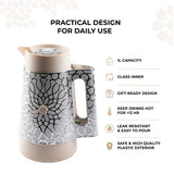 Asala - Vacuum Flask / Thermos - Beige & Silver