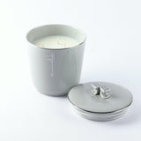 LIQAA - Large Candle|Jasmine Vanilla - Grey Silver
