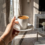 Khuzama - Cappuccino Set (12-Pc) - Pink & Gold