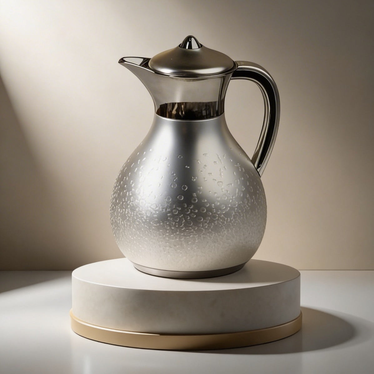 Nourhan - Vacuum Flask/Thermos - Silver