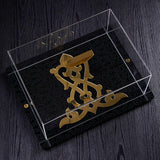 Rumi -  Large Dessert Serving Sets  Black and Gold by Otantik Home