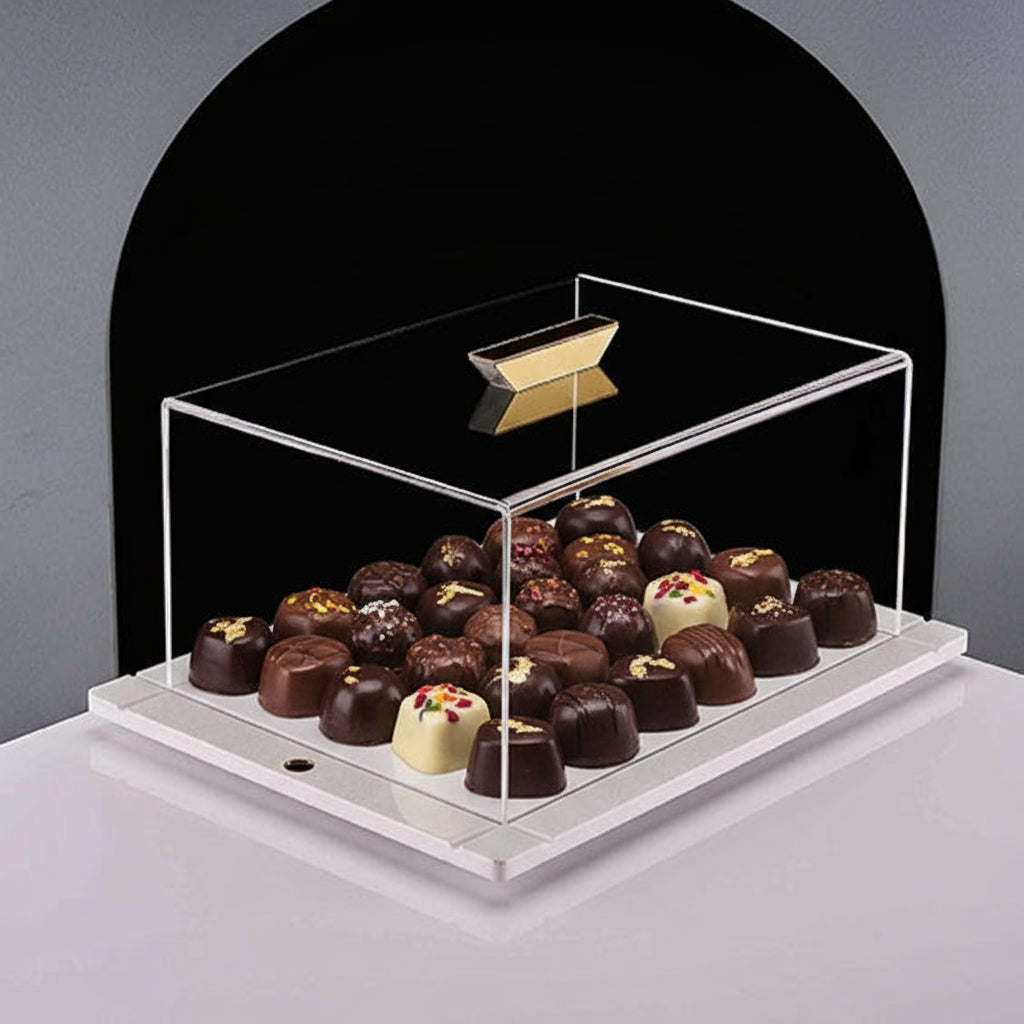 Rumi -  Large Dessert Serving Sets  White and Gold by Otantik Home