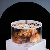 Saraya-   Dessert Serving Sets  White and Gold by Otantik Home