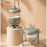 Deluxe Hosting Buffet Set - Mint green & Silver