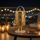 Diwan - 3 Liters Cold Beverage Dispenser - Coffee & Gold