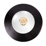 Ikram - Small Buffet Server - Black & Gold