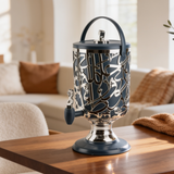 Diwan - 3 Liters Cold Beverage Dispenser - Dark Blue & Silver