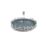The Refined Medium Serving Set – Haze Blue & Silver