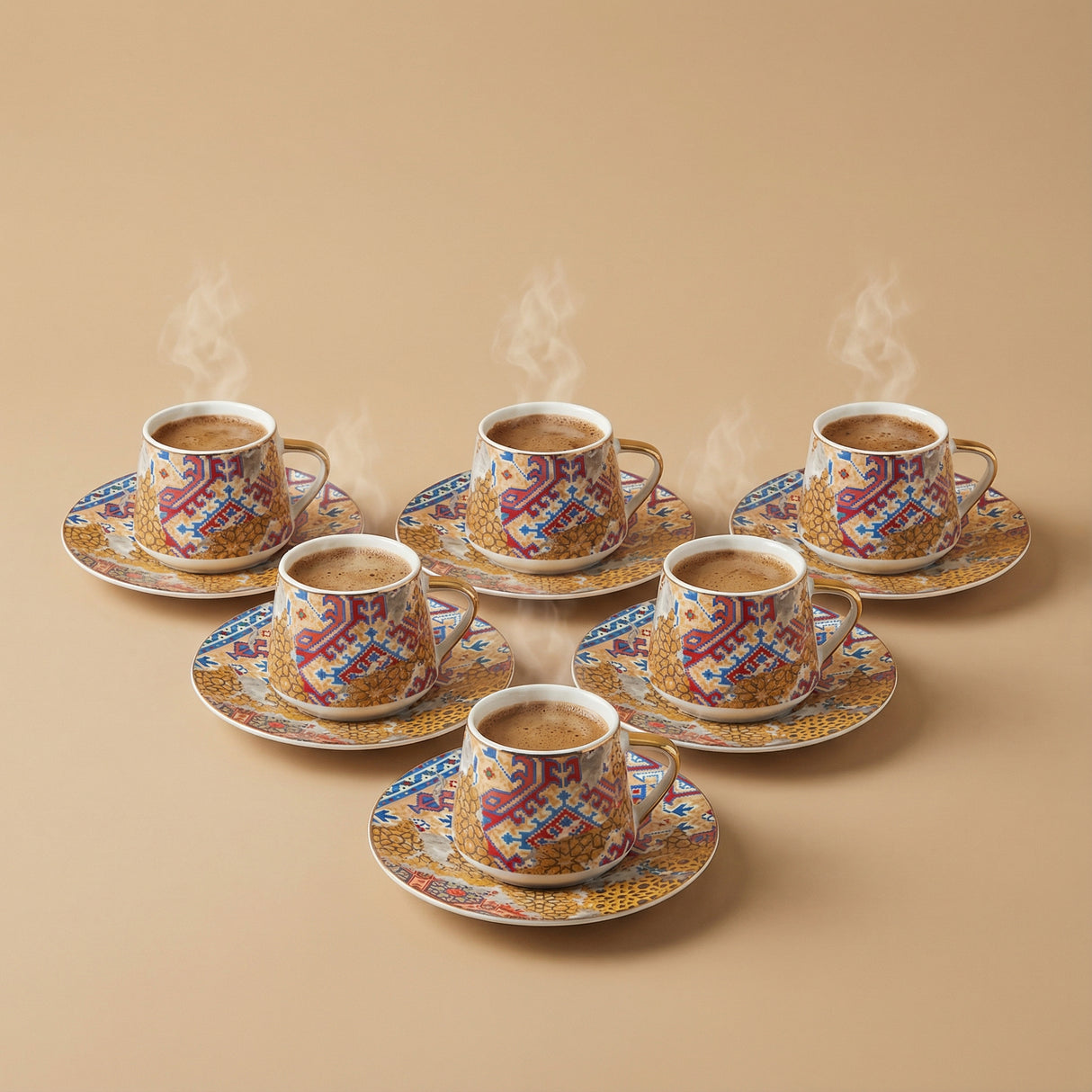 Dunes - Turkish Coffee Cups (12-Pc)