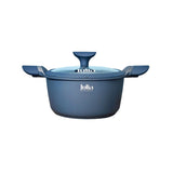 Julia Elite Pro 8" Nonstick Cooking Pot with Lid – Blue
