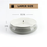 Naqsh - Large Decorative Canister - Grey & Silver