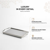 Nourhan- Serving Tray - silver