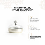 Nourhan - Medium Canister - Silver