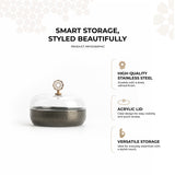 Nourhan - Medium Canister - Black Walnut