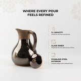 Nourhan - Vacuum Flask/Thermos - Black Walnut