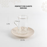 Octara - Tea Set (19-Pc) - Beige & Silver