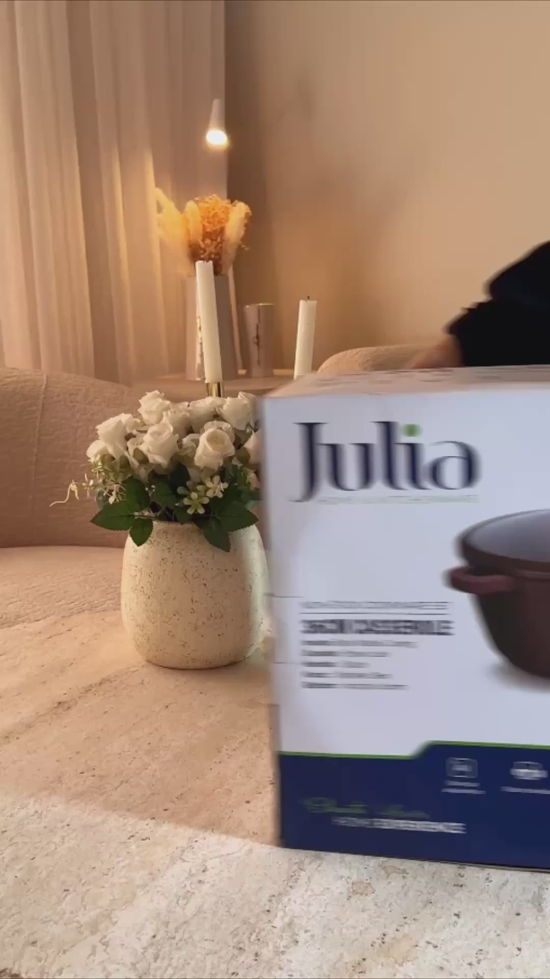 Julia Elite Mocha 14" Nonstick Cooking Pot with Lid – Mocha