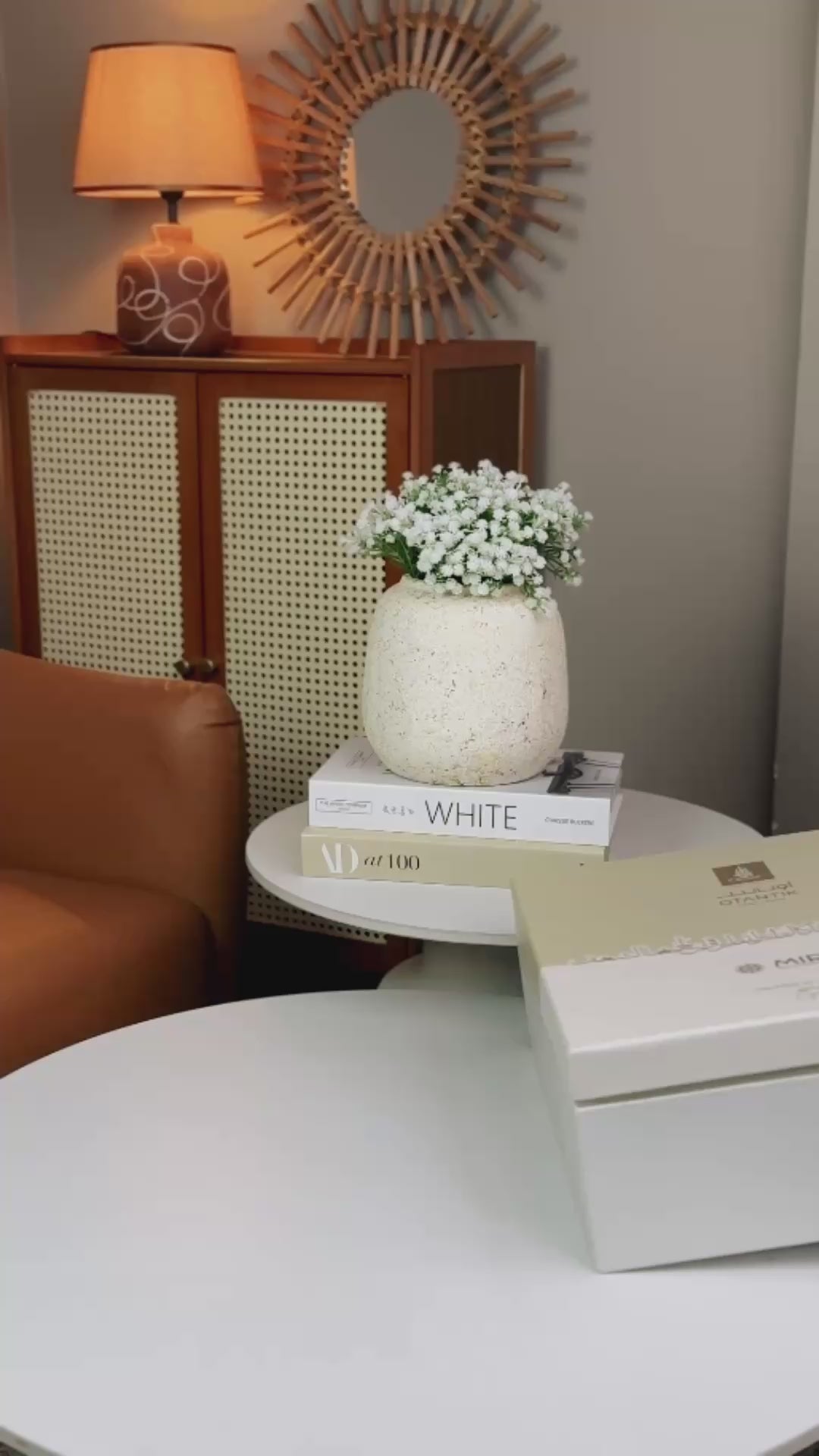 Mirral - Cake Set (9-Pc) - White & Gold