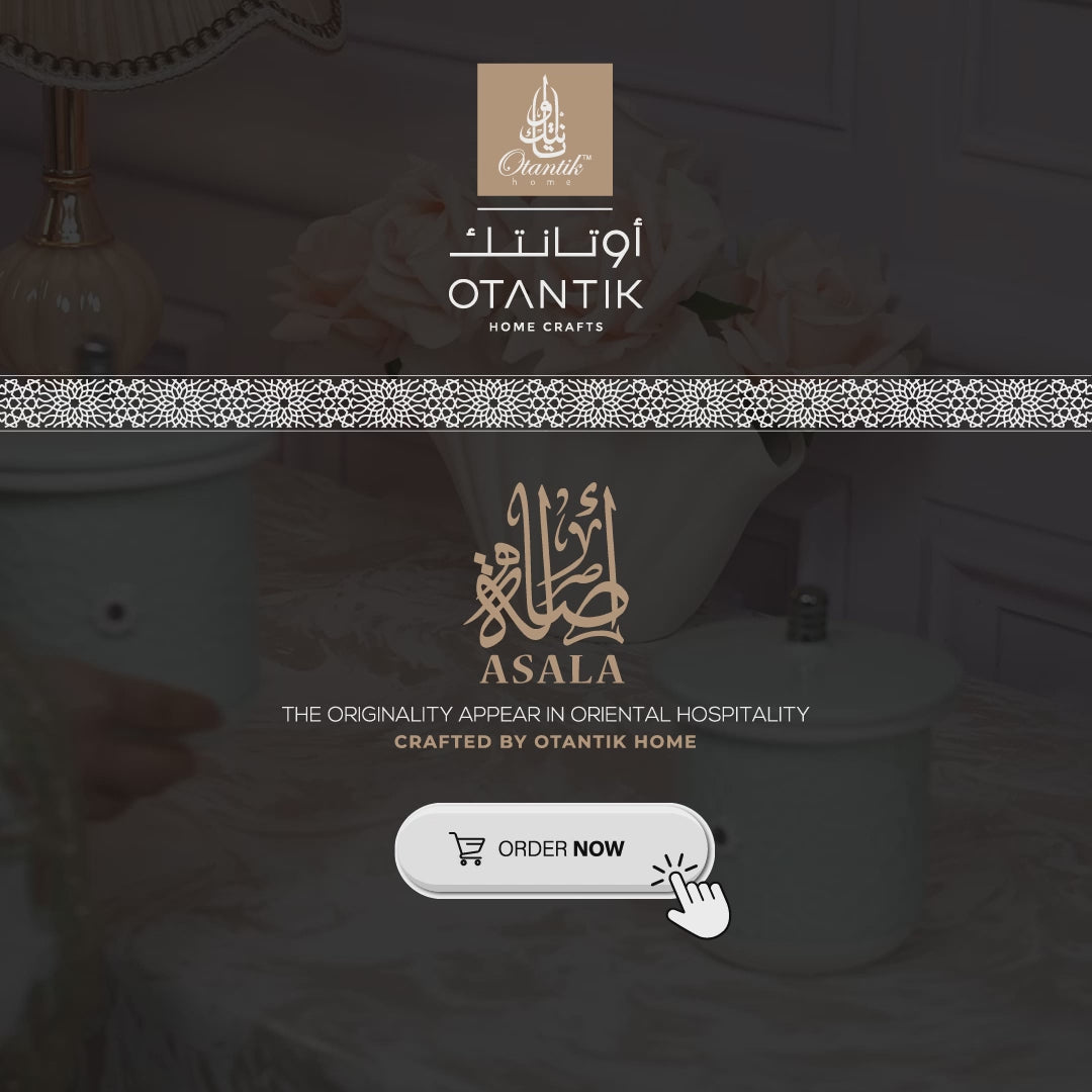 Asala - Medium Candle| Citrus Sunrise - Teal  & Silver
