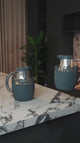Mirral - Vacuum Flask / Thermos - Dark Blue & Silver