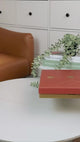 Octara - 3 Tier Plate - Orange & Silver