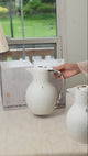 Naqsh - Vacuum Flask / Thermos - White & Silver