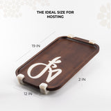 Sidrah - Serving Tray  - Walnut Gold