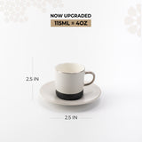Sidrah - Espresso/Turkish Coffee Set (12-Pc) - Midnight Silver