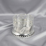 Jiwar - Small Sleek Plate Stand - Silver