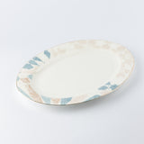 Amal - Single 12 IN Dinner Platter - Blue & Gold