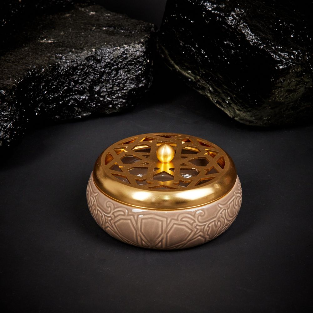 Luxury Majlis - Ashtray - Brown & Gold