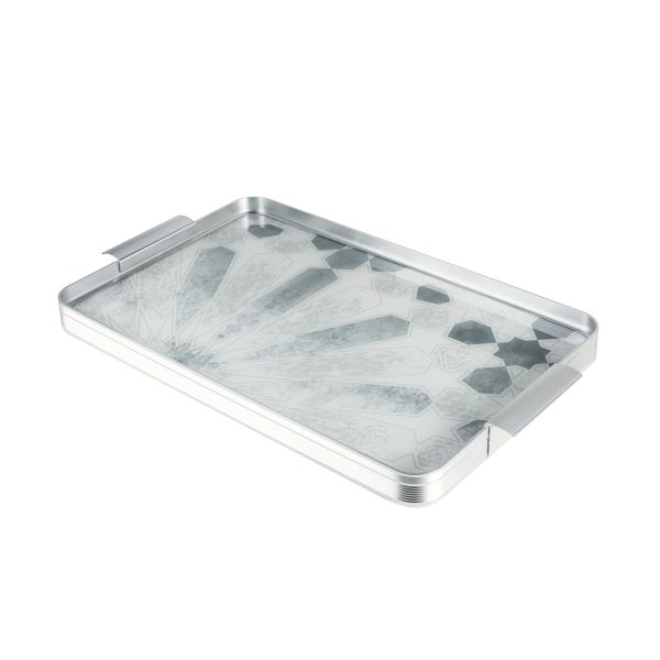 Amal - Stainless Steel Tray - Grey & Silver