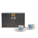 Elegant Joud- Esspresso/Turkish Coffee Cups -Blue