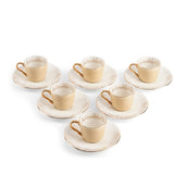 Elegant Joud- Esspresso/Turkish Coffee Cups -Beige